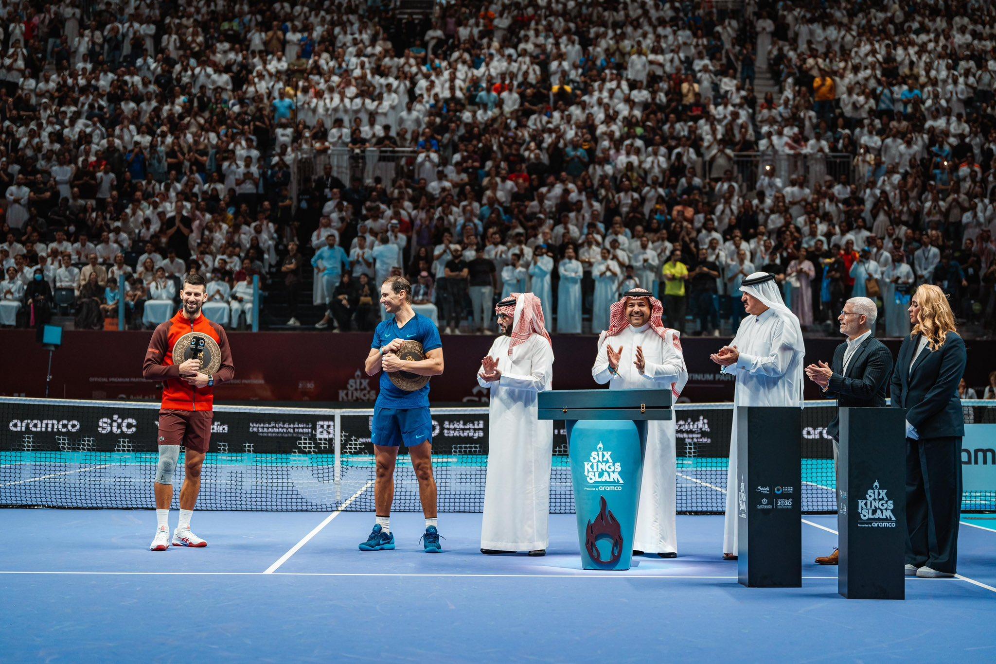 The last meeting between the two legends.. Djokovic defeats Nadal in Riyadh