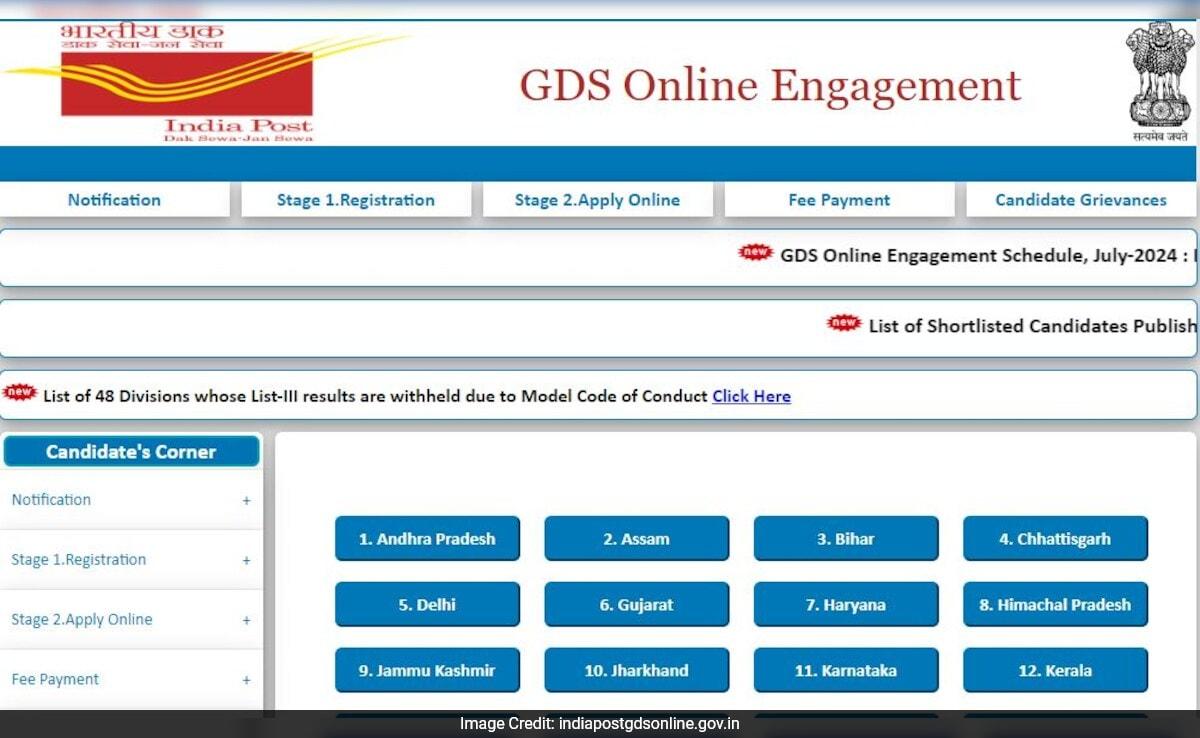 India Post GDS Result 2024: Merit List 3 Released, Check Details