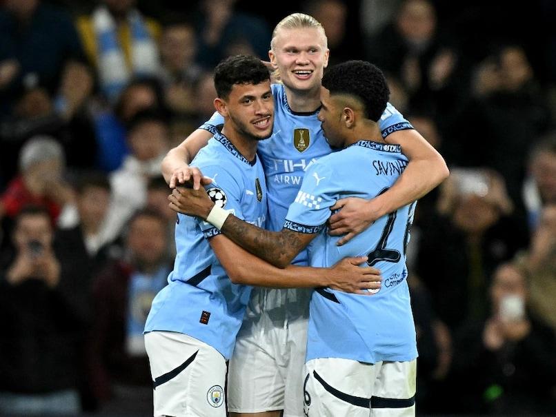 Erling Haaland Acrobatics Light Up Manchester City Rout Of Sparta Prague