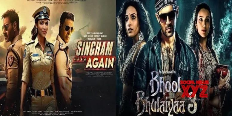 ‘Singham Again’ beats ‘Bhool Bhulaiyaa 3’ in advance bookings