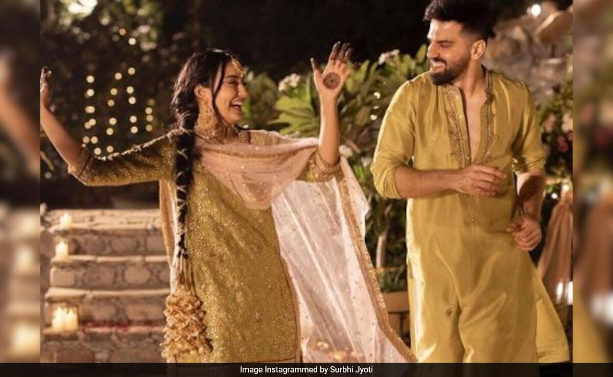 ICYMI, Surbhi Jyoti-Sumit Suri's Fun-Filled Pics From Mehandi Ceremony