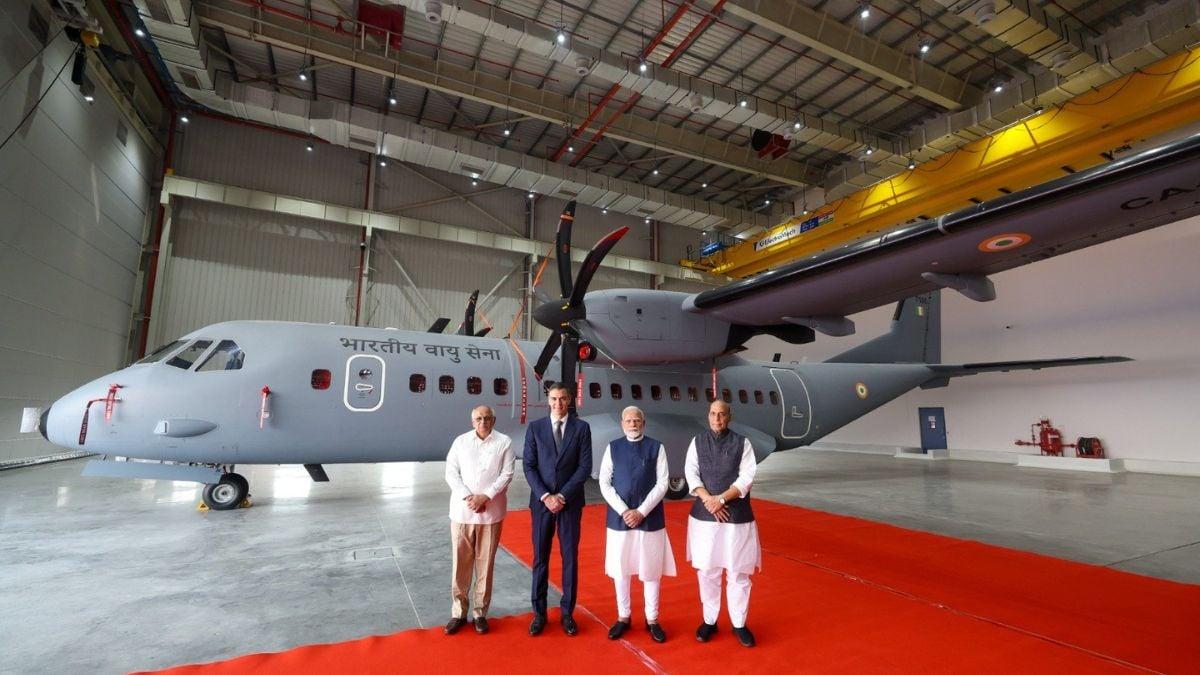Gujarat: PM Modi & Spanish Prime Minister Pedro Sanchez Inaugurate India’s First Private Military Aircraft Plant In Vadodara