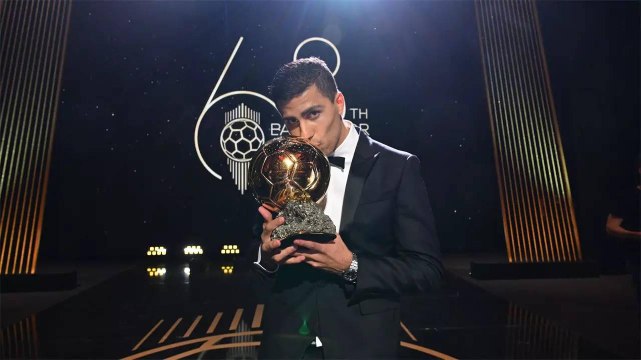 Spain's Rodri wins Ballon d'Or for best player in the world