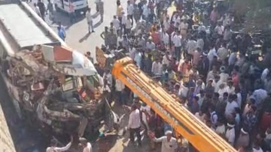 At least 12 killed, many injured, after bus crash in Rajasthan's Sikar