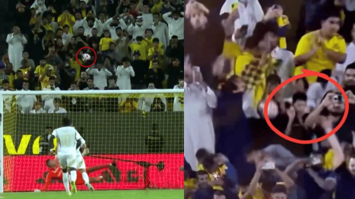 Cristiano Ronaldo Breaks Kid's Phone With His Missed Penalty During Al-Nassr vs Al Taawoun King's Cup Match; Video