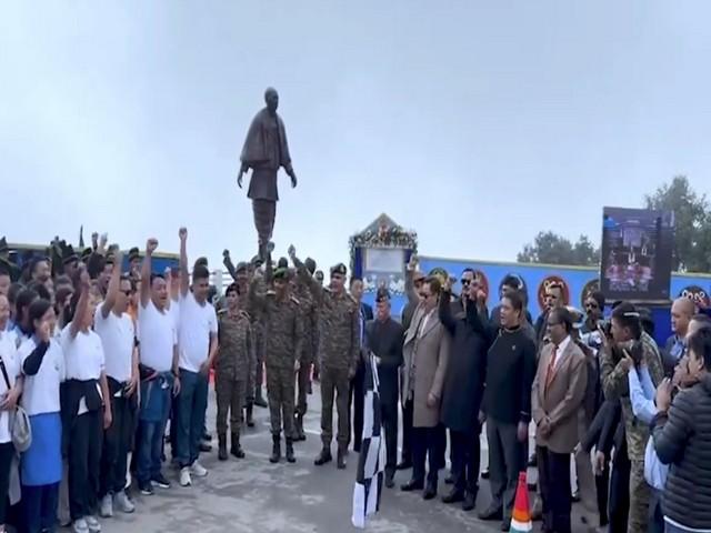 Defence Minister Rajnath Singh inaugurates statue of Sardar Vallabhbhai Patel, ‘Bob’ Khathing ‘Museum in Tawang