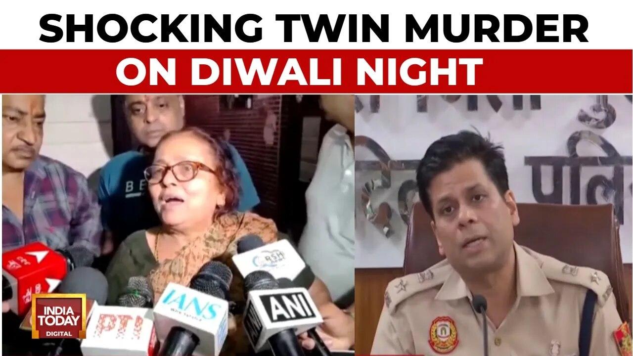 Double murder in Delhi during Diwali night caught on camera