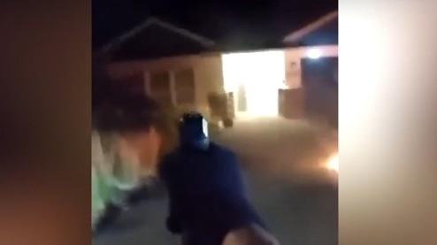 Purported video shows Bishnoi gang member firing outside AP Dhillon's home