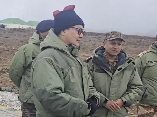 Kiren Rijiju celebrates Diwali with Indian Army at Bumla Pass, highlights border development