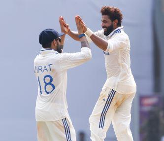 Third Test: Jadeja, Washington shine as India bowl out NZ for 235