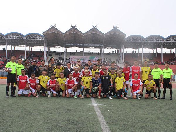 Capt N Kenguruse Memorial Football Tournament kicks off in Kohima