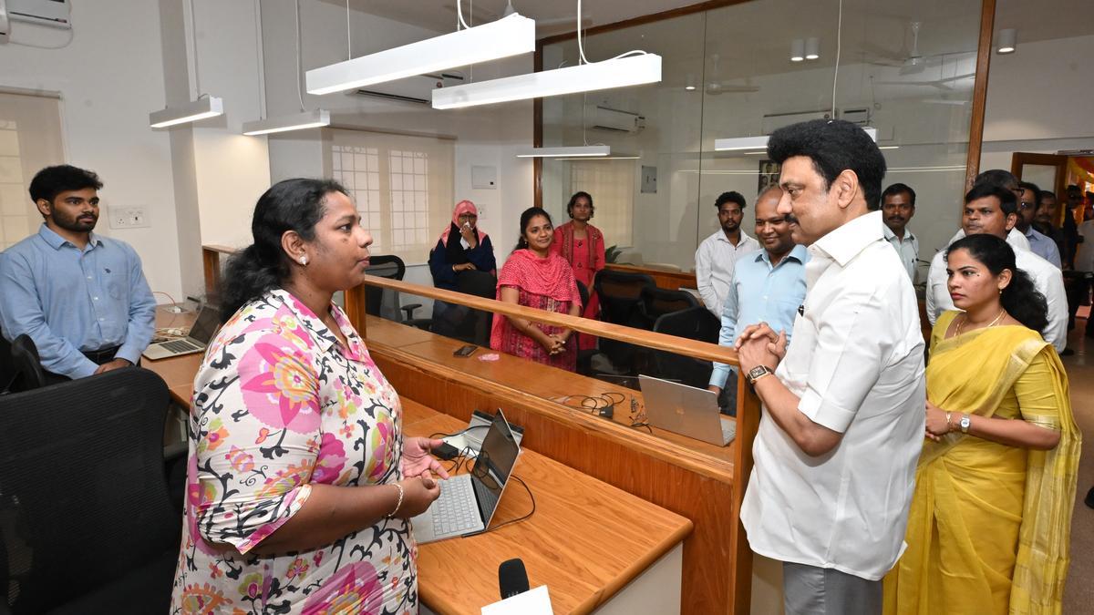 Stalin inaugurates coworking space for students, entrepreneurs in Kolathur