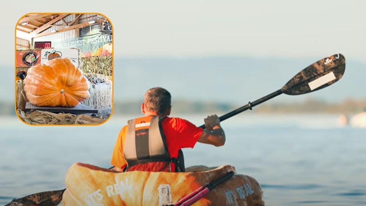 Using Self-Grown Pumpkin, 46-Year-Old Man Sails More Than 73 Km On Washington's Columbia River