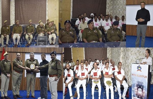 PTTI Vijaypur organizes lecture on stress management, human rights