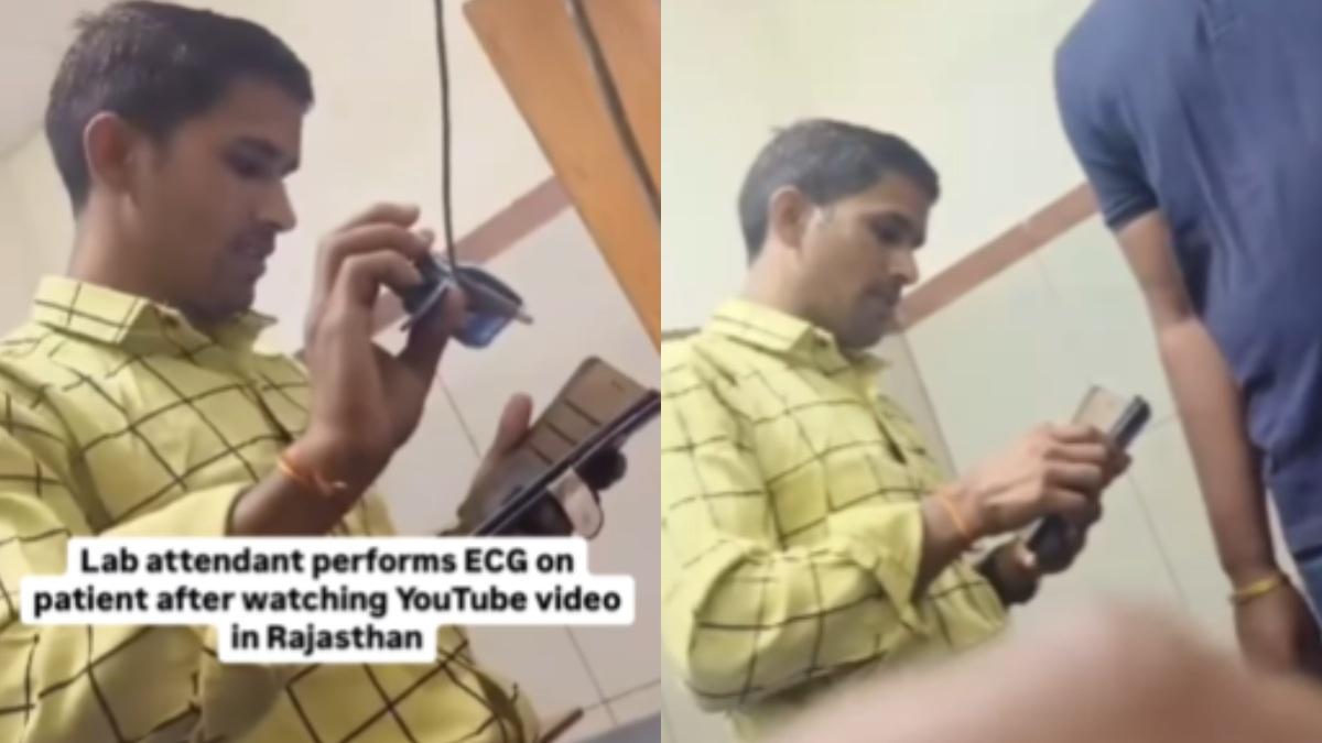 Rajasthan Lab Attendant Watches YouTube Tutorial To Conduct ECG Scan In Jodhpur