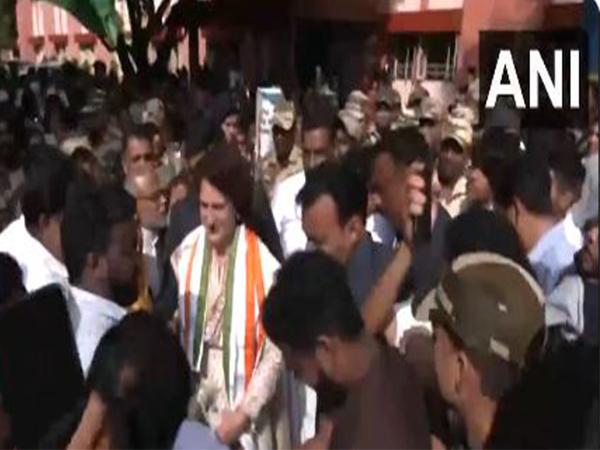 Wayanad by-polls: Congress candidate Priyanka Gandhi interacts with students of Pazhassiraja College