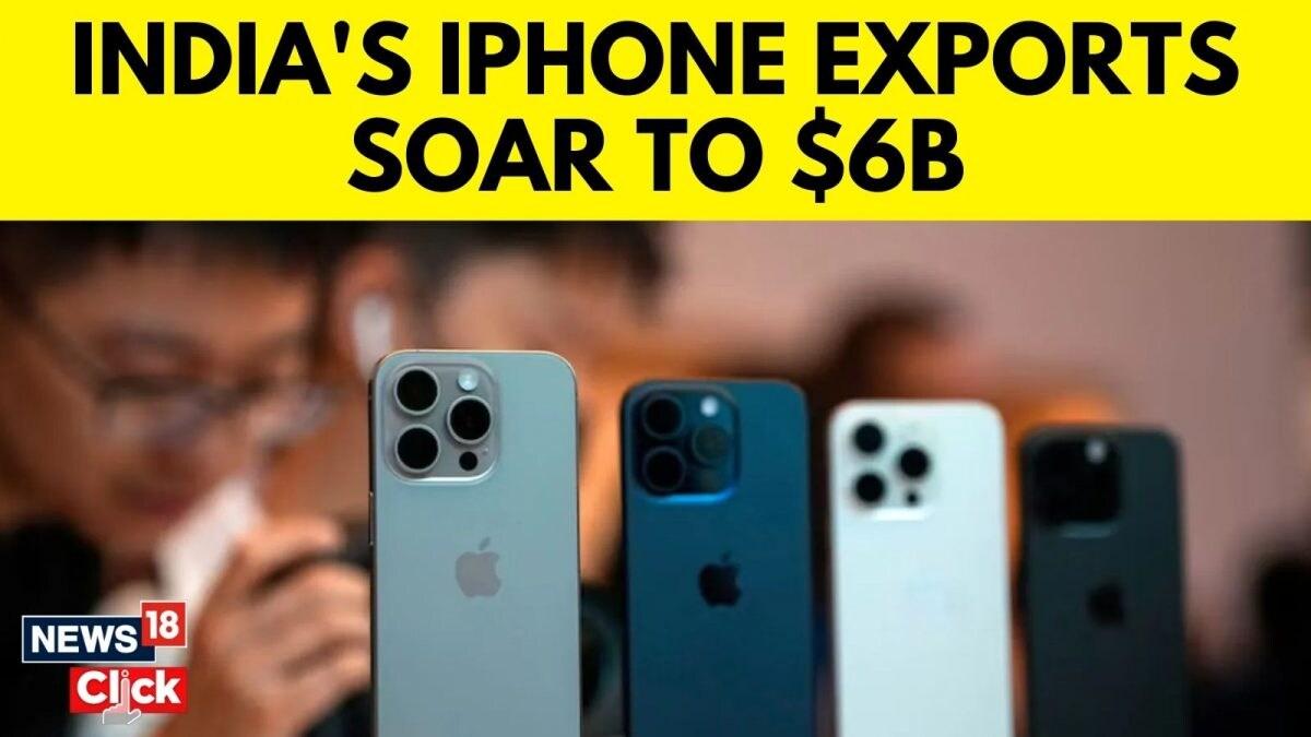 India iPhone Exports Soar to $6B Amid Apple’s Pivot From China