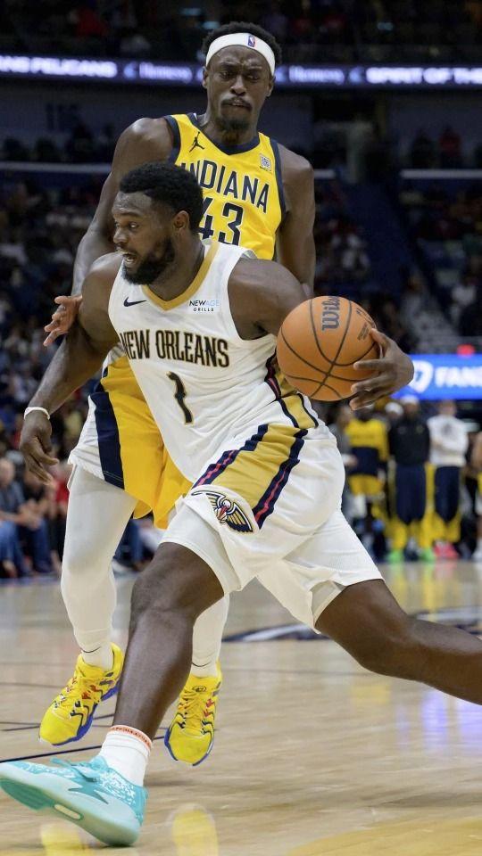 Zion Williamson scratched from the Pelicans' lineup against Hawks with hamstring tightness
