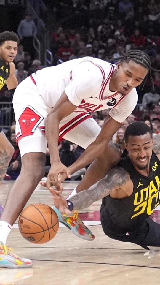 George, Collins Lead The Jazz To 1st Win, 135-126 Over The Bulls