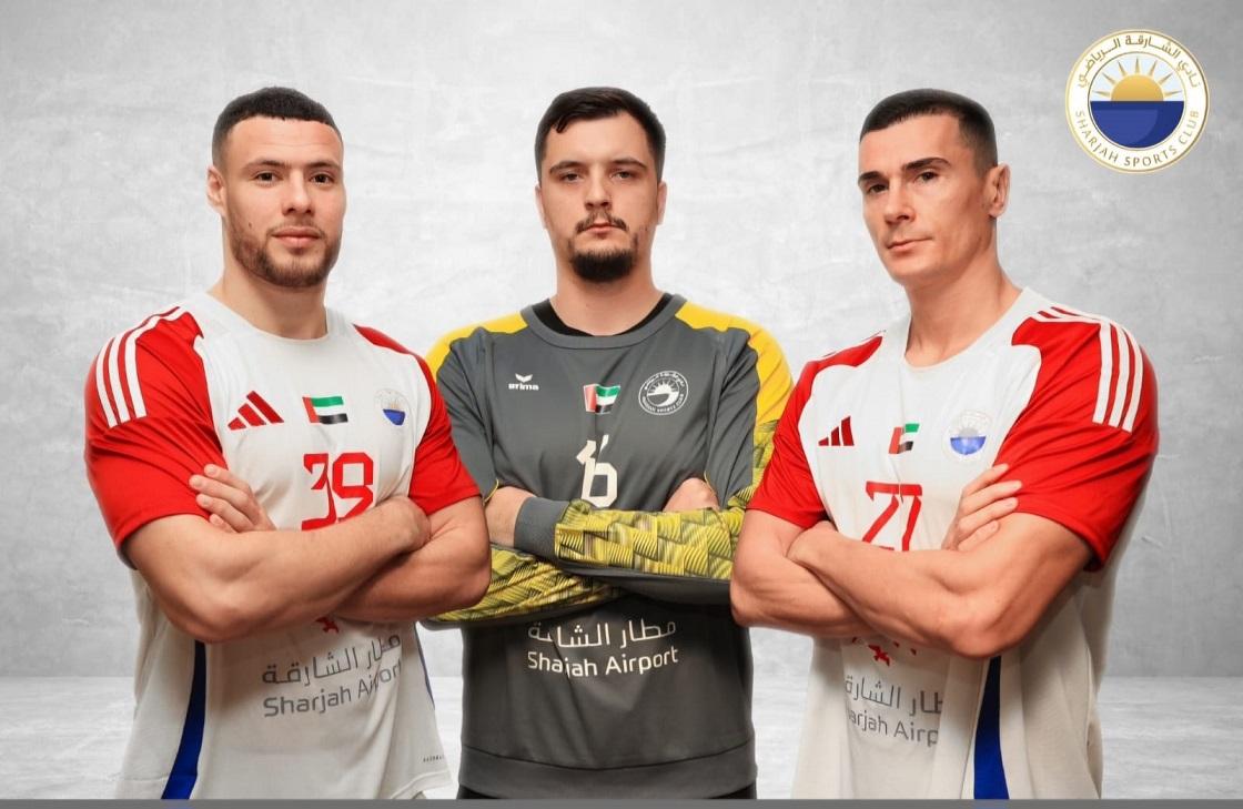The handball team at Sharjah Club signs 3 players