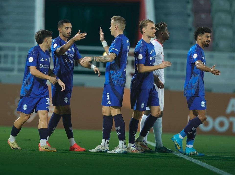 Ali Mabkhout leads Al-Nasr to a triple win over Al-Ahly Sanaa in the Gulf Champions League