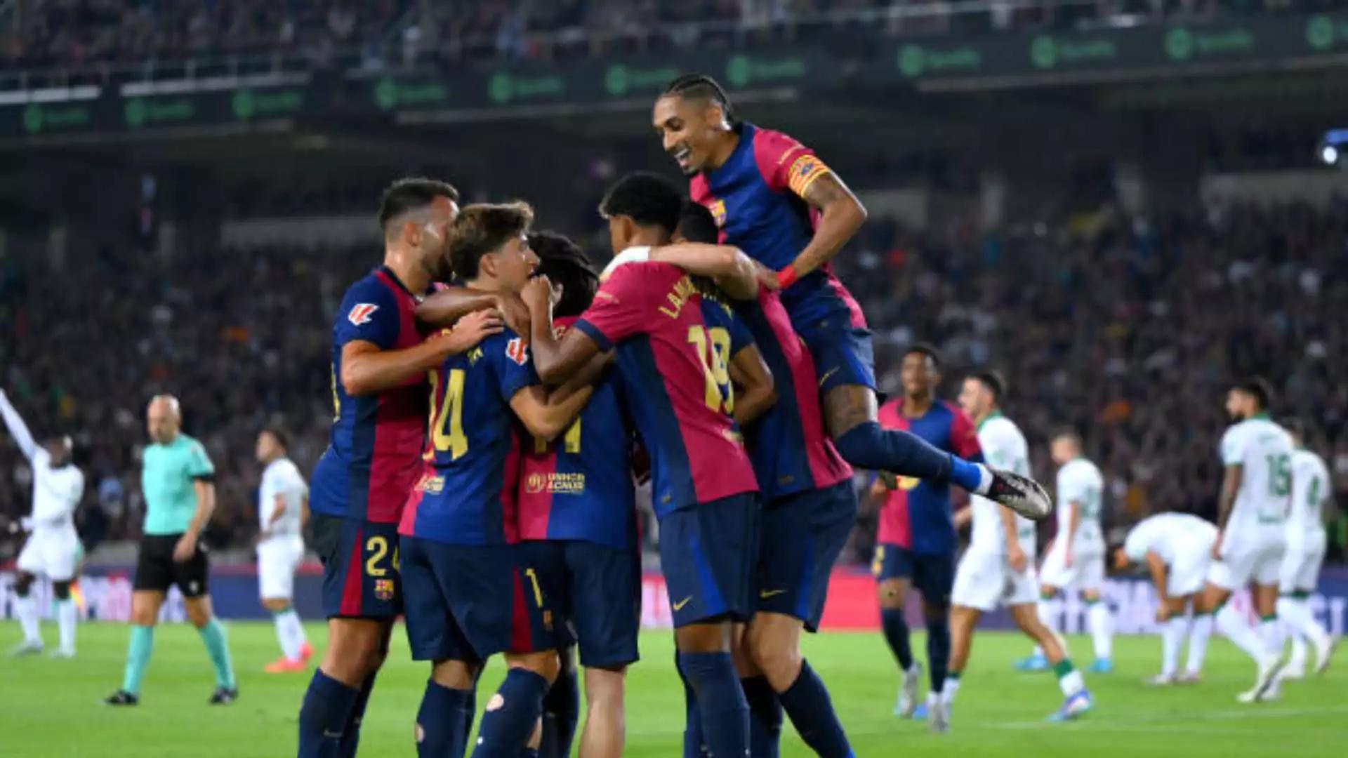 Barcelona Defeat Crvena Zvezda 5-2 To Secure Top 8 Spot In Champions League