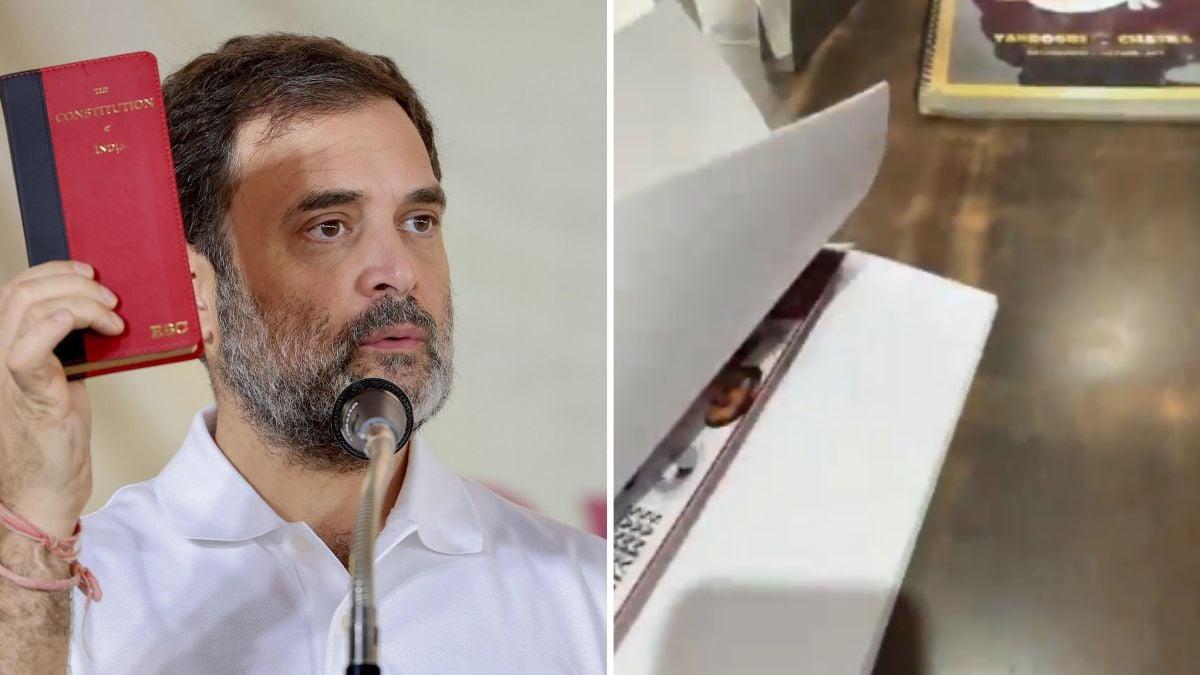 'Rahul Gandhi Using 'Red Book' To Seek Help From Urban Naxals': Devendra Fadnavis Slams Congress MP After 'Blank' Copies Of Constitution Distributed At Event In Nagpur; Video