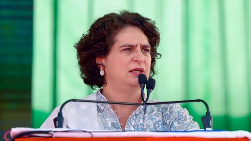 Male cops entering women's rooms 'wrong': Priyanka Gandhi