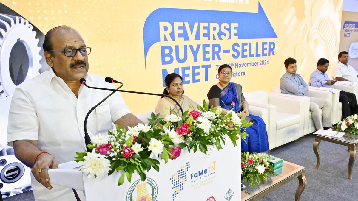 T.N. Government will hold biannual reverse buyer-seller meets to boost exports, says Minister Anbarasan in Coimbatore