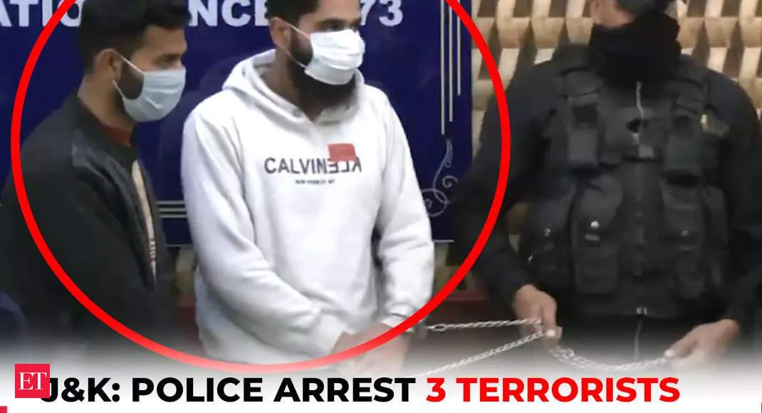 J&K: Police arrests 3 Lashkar-e-Taiba terrorists in connection with the grenade attack in Srinagar