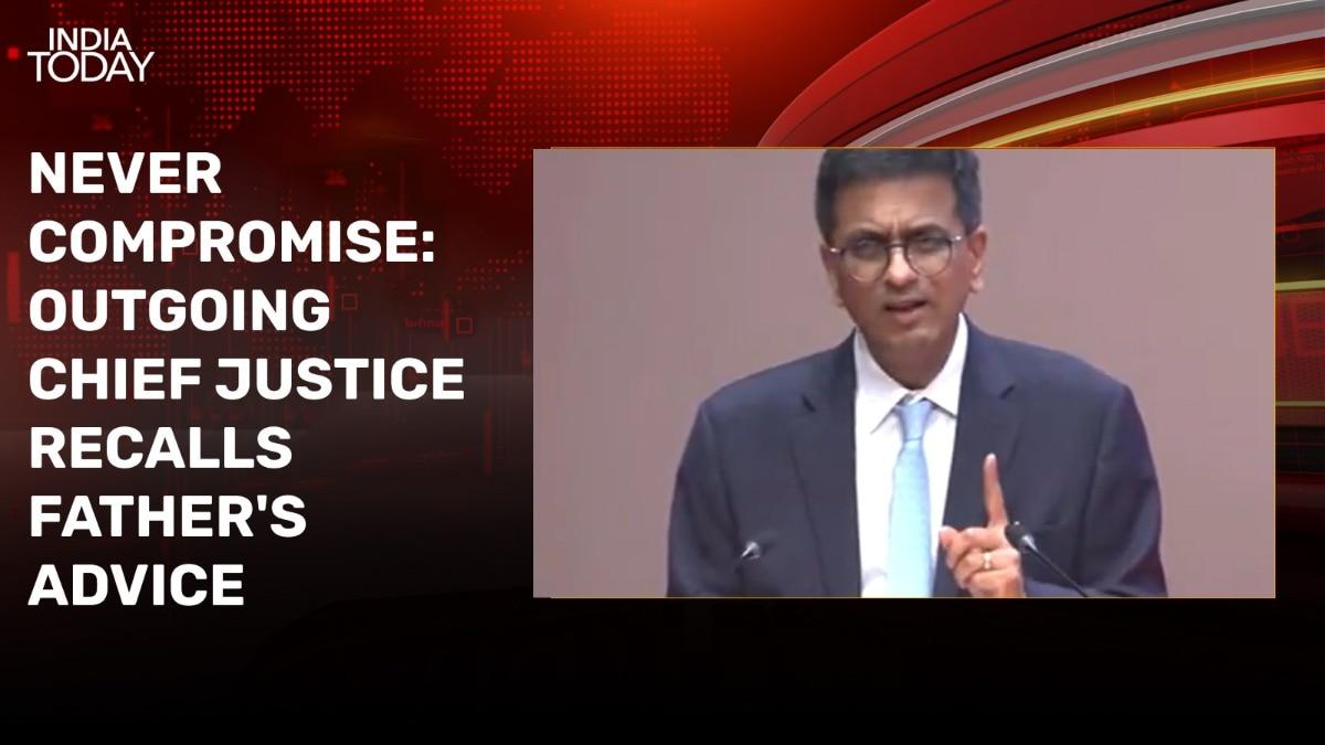 No compromise as lawyer or judge: Outgoing Chief Justice recalls father's advice