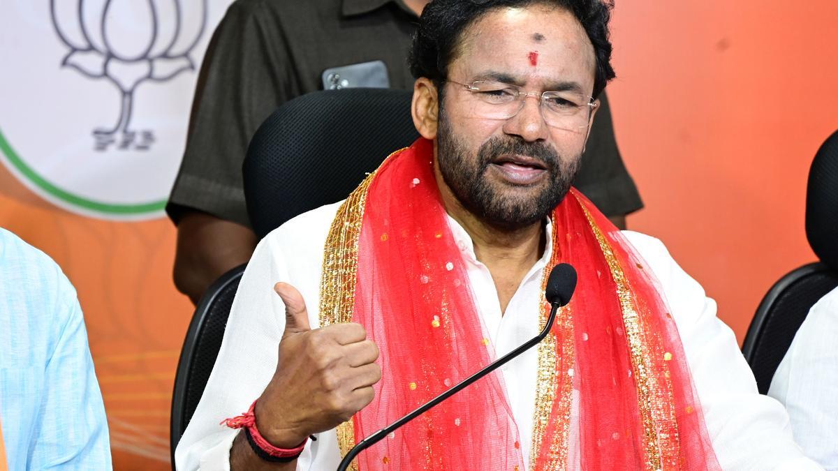 Kishan Reddy slams Revanth government for failing farmers, challenges Rahul Gandhi to tour villages in Telangana