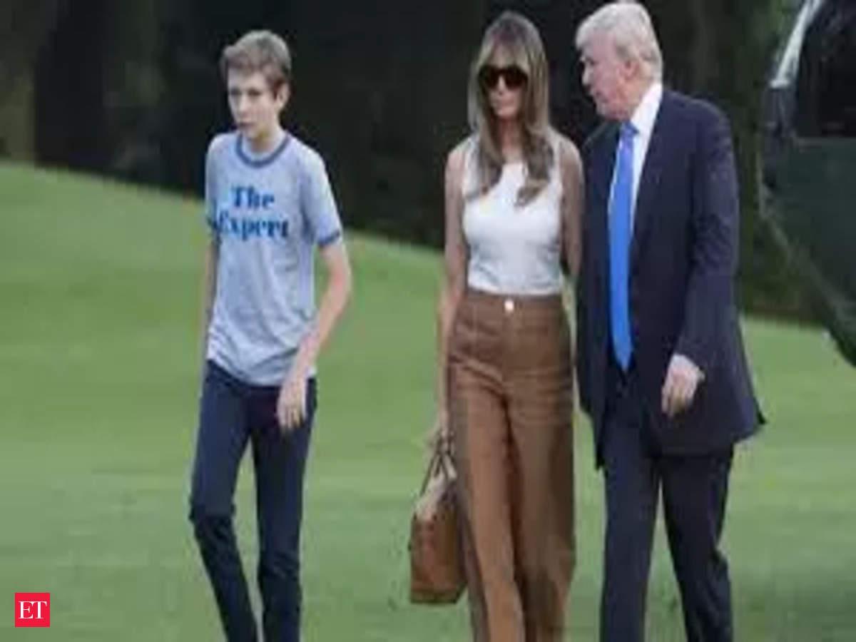Away from the public eye? Melania may be spending more time in New York with her son Barron than in White House with Trump