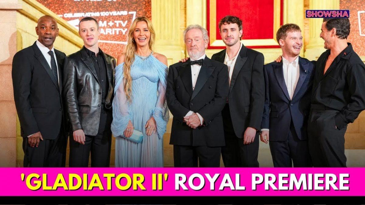 Paul Mescal, Pedro Pascal & Denzel Washington Bring Glamour To The 'Gladiator II' Premiere | N18G
