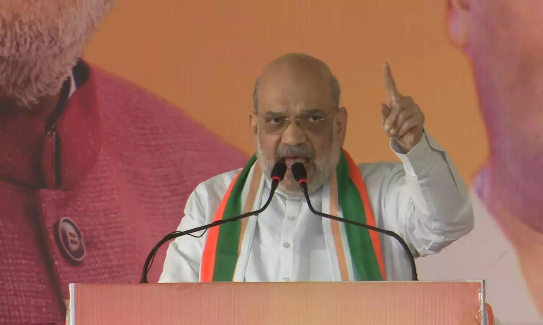 Amit Shah defends Article 370 remarks, attacks JMM-Cong.