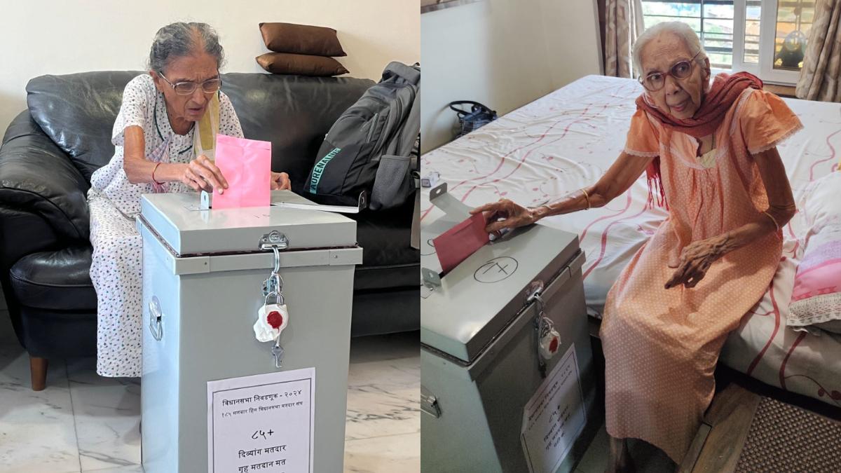 Mumbai: 268 Malabar Hill Citizens Above 85 Years Old Cast Vote From Home For Maharashtra Assembly Election